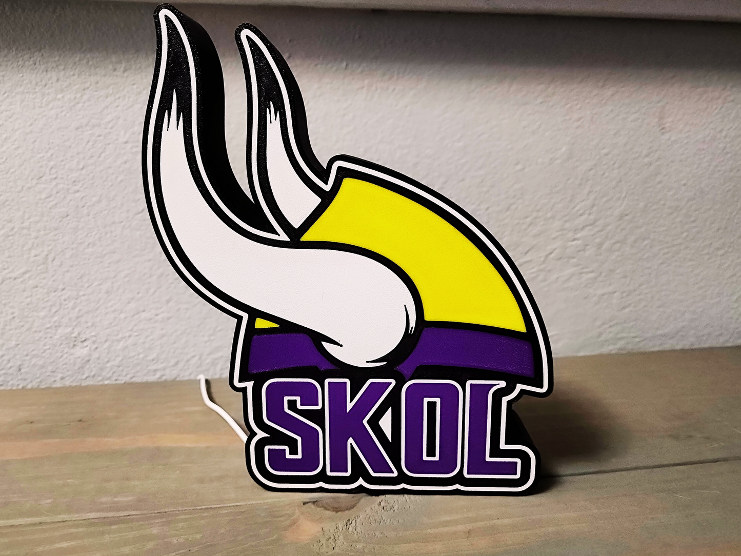 Minnesota Vikings SKOL LED LightBox