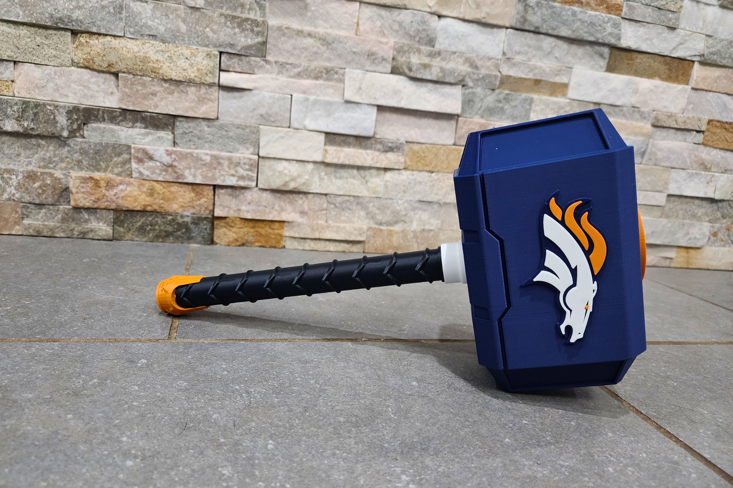 Custom Denver Broncos 3D Printed Hammer | Perfect Gift for Football Fans