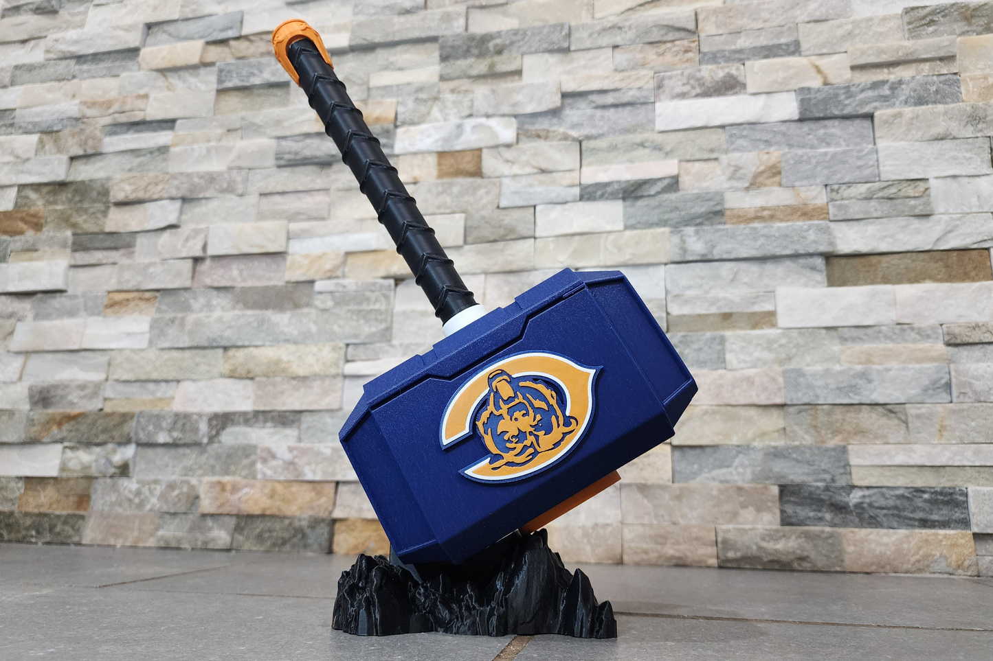 Chicago Bears 3D Printed Hammer Figurine - Unique Collectible Fan Art