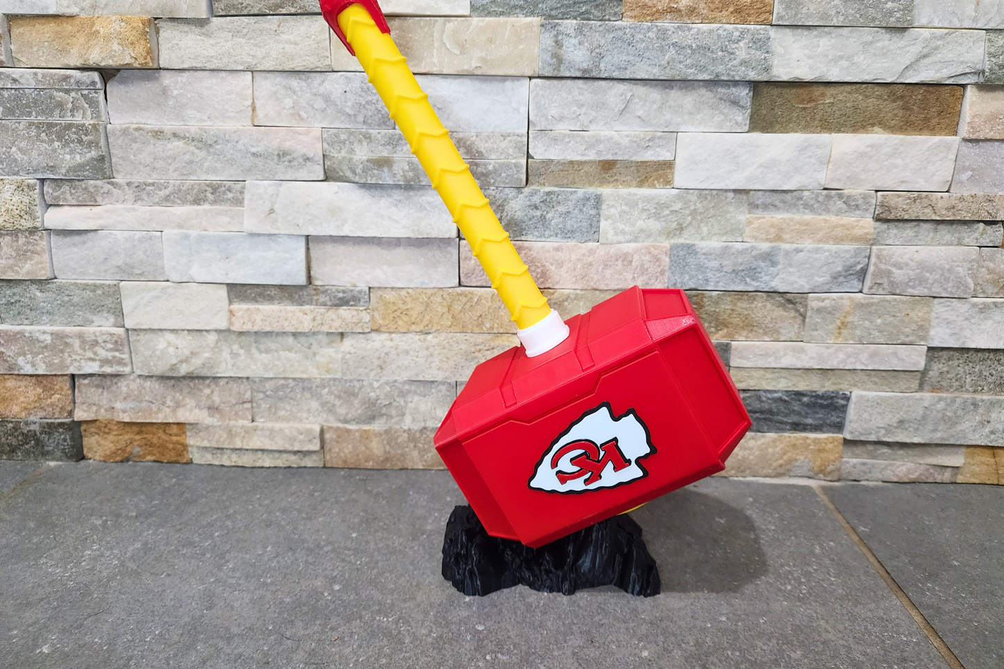 Kansas City Chiefs Hammer 3D Printed