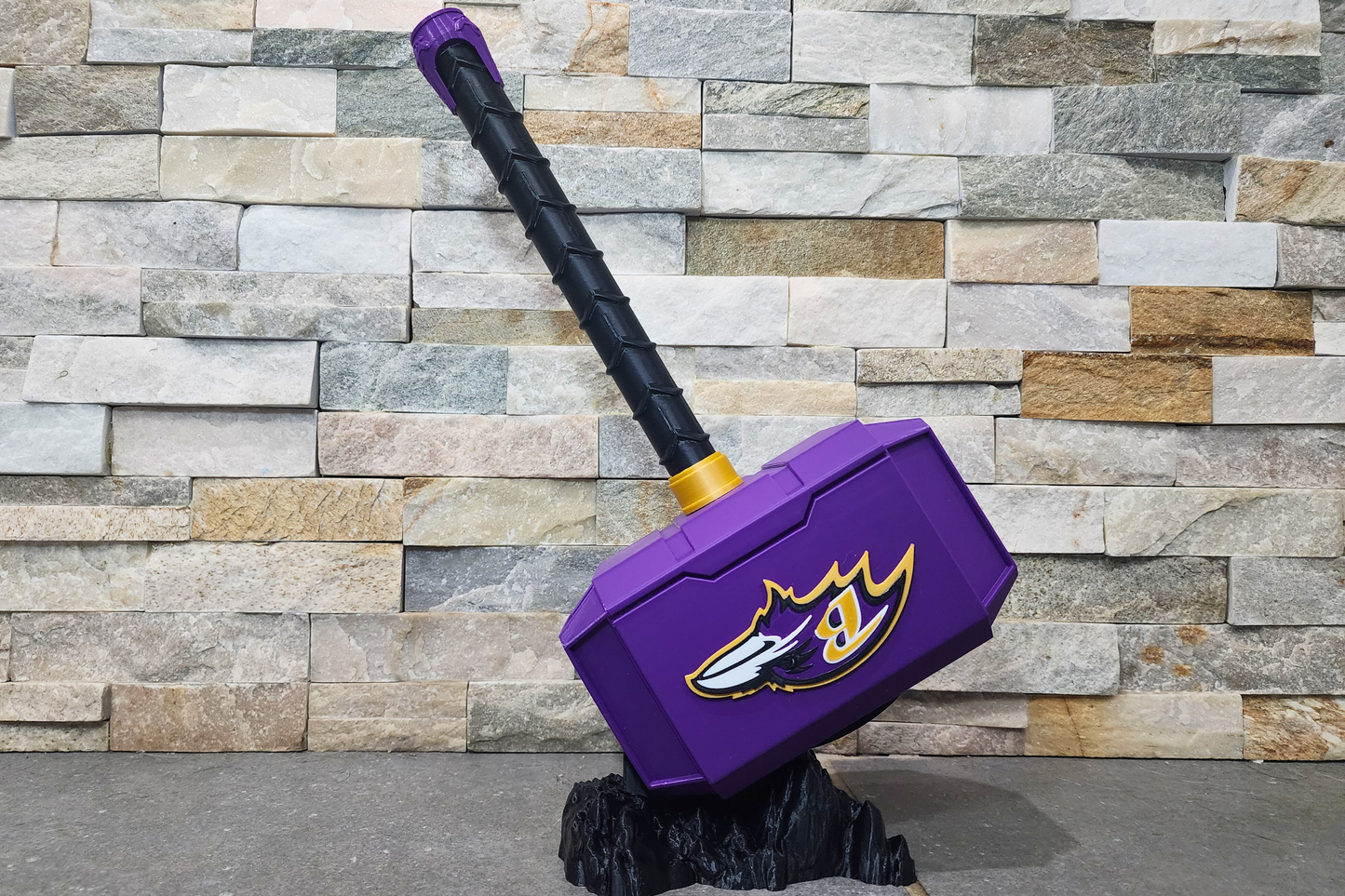 Baltimore Ravens Hammer 3D Printed