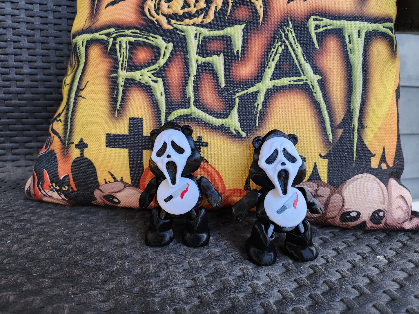 Ghost Face Bear, Scream, Halloween 3D Printed