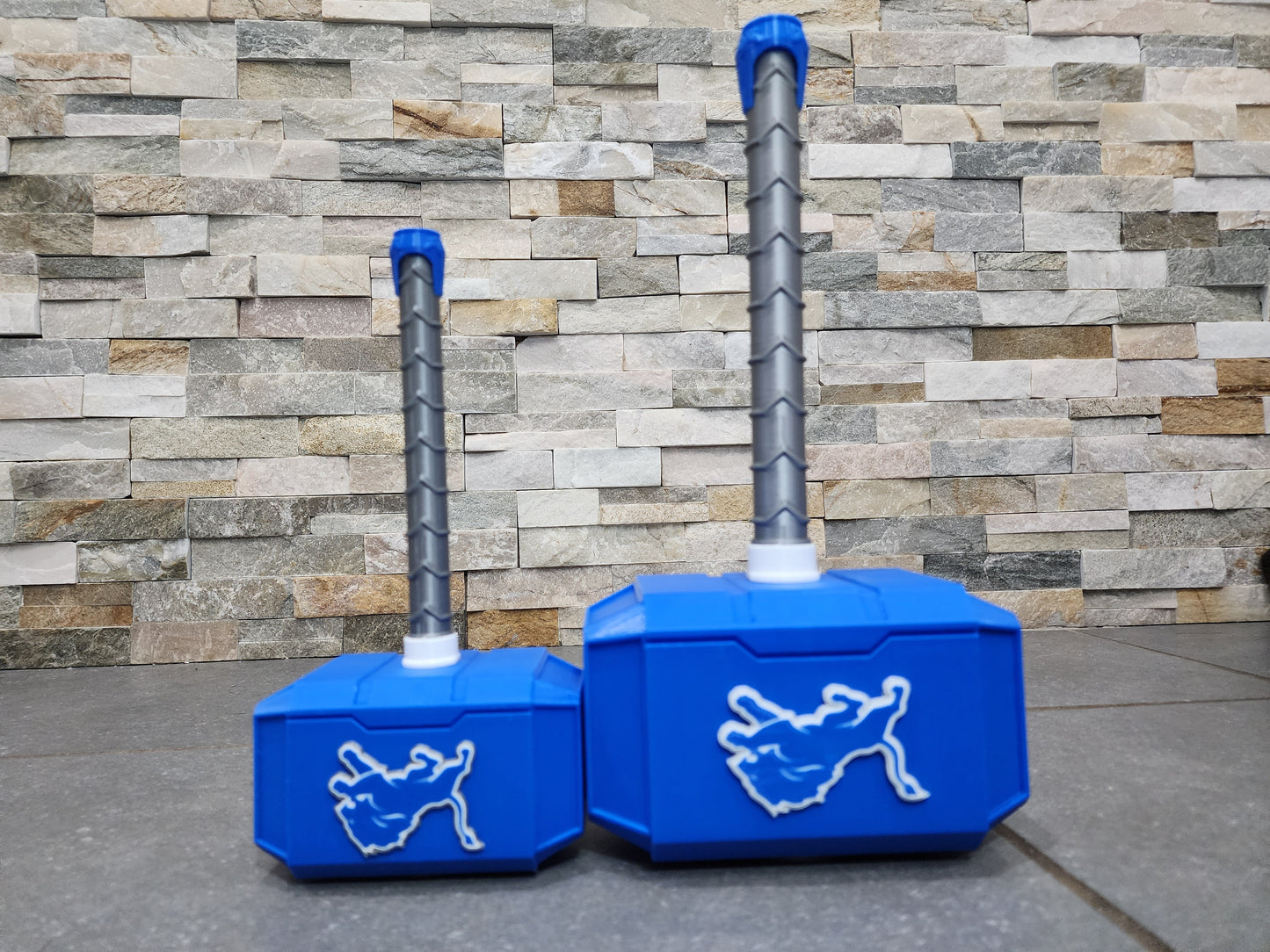 Detroit Lions 3D Printed Hammer - Unique Gift for Fans - Customized NFL Decor