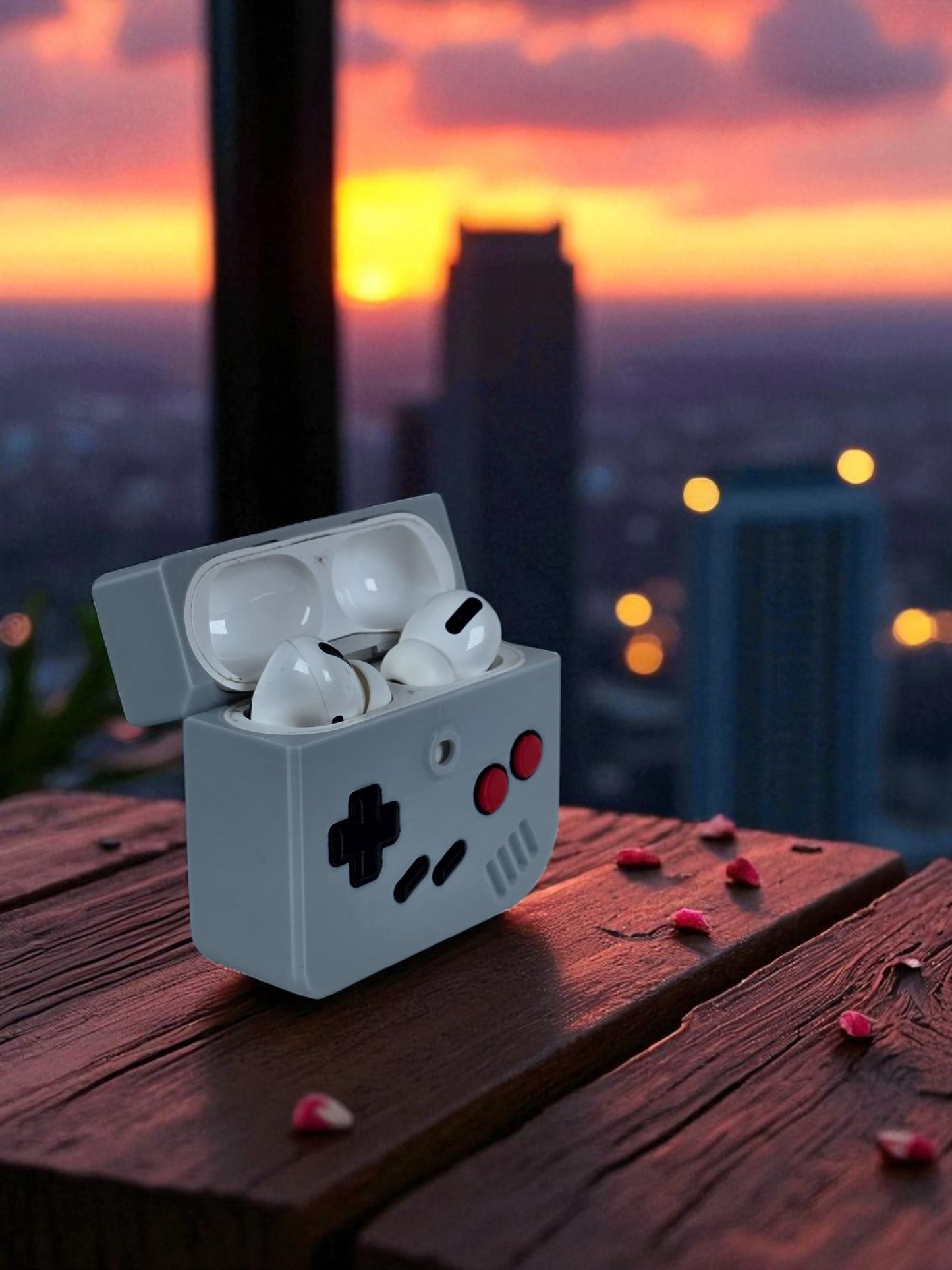 GameDude AirPods Pro Case ā Retro 3D Printed Protective Cover