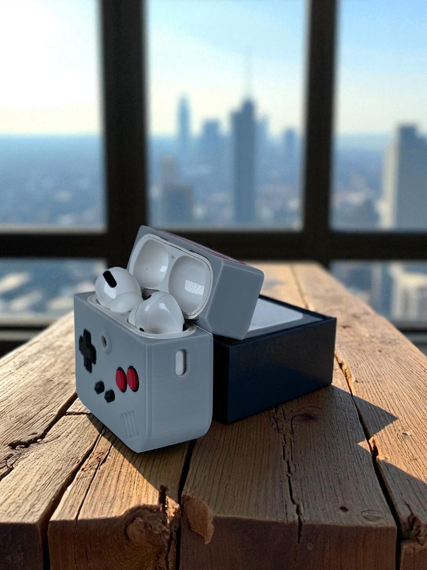 GameDude AirPods Pro Case ā Retro 3D Printed Protective Cover