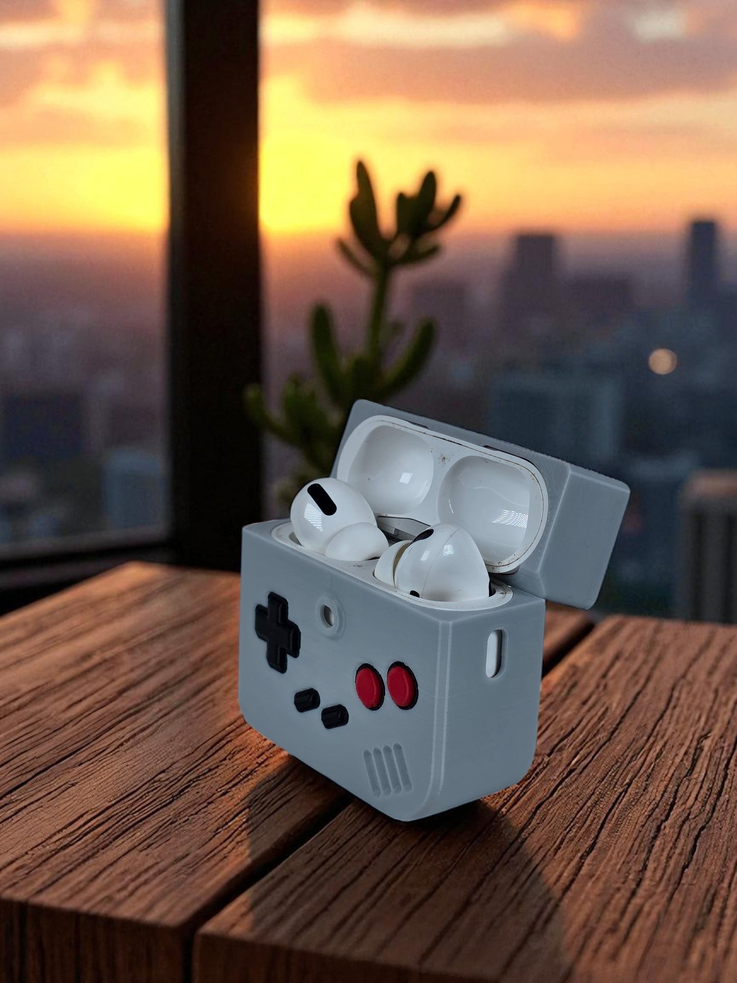 GameDude AirPods Pro Case ā Retro 3D Printed Protective Cover