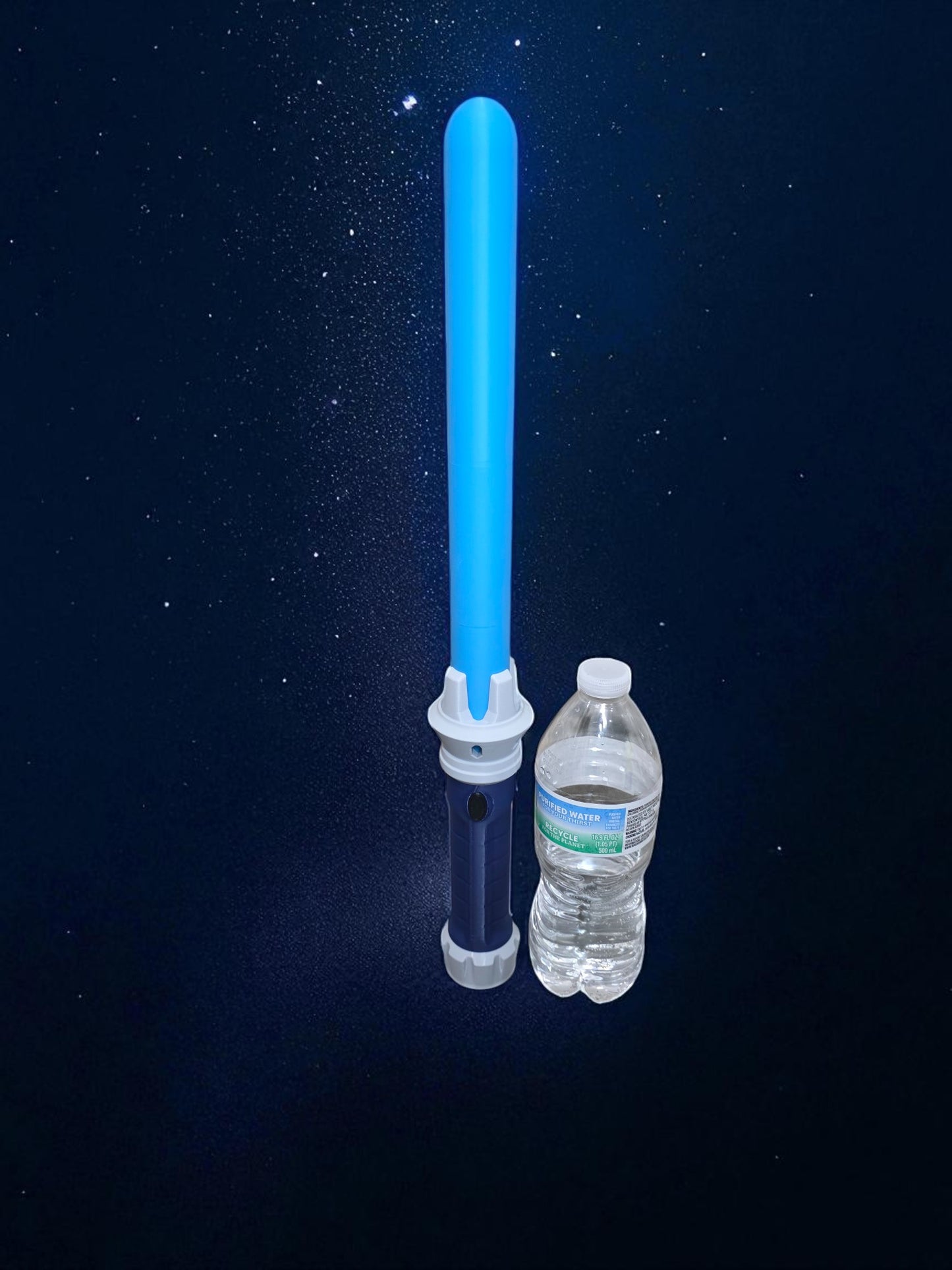 3D-Printed Sci-Fi Cosplay Display Prop | Blue Blade Collectible