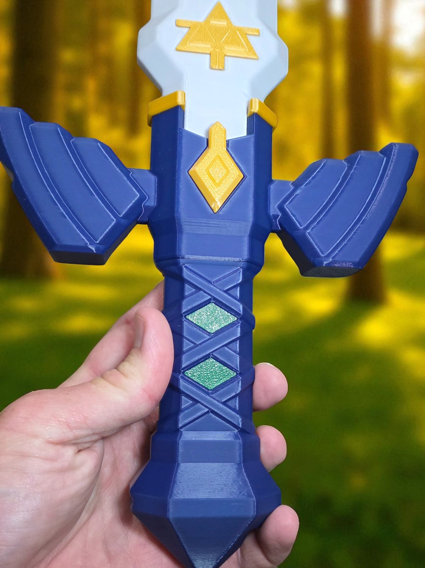 3D-Printed Master Sword Fantasy Prop | 15" Cosplay & Collectible Display