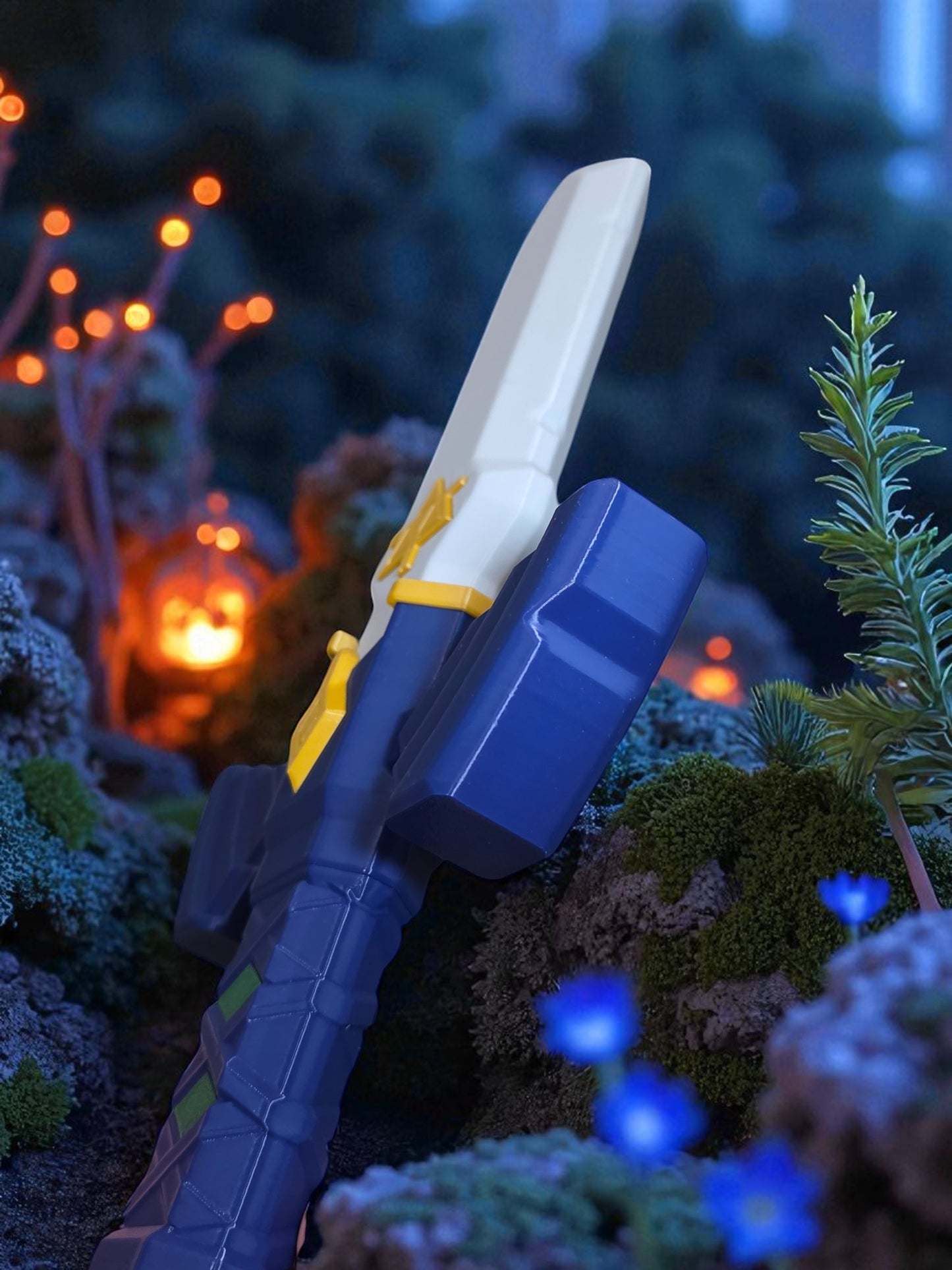3D-Printed Master Sword Fantasy Prop | 15" Cosplay & Collectible Display