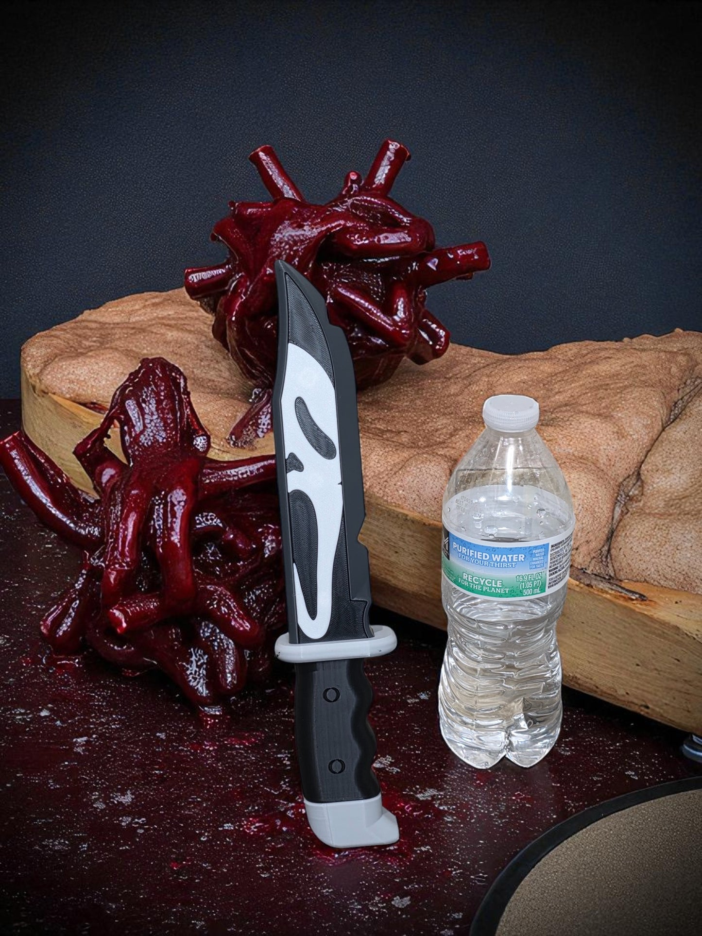 3D-Printed Ghostface-Inspired Cosplay Prop | Horror Fan Collectible