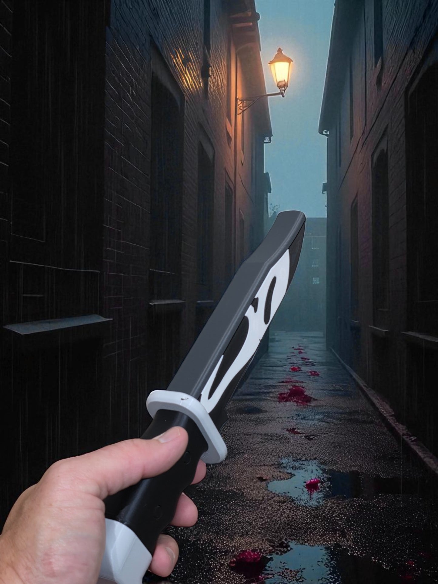3D-Printed Ghostface-Inspired Cosplay Prop | Horror Fan Collectible