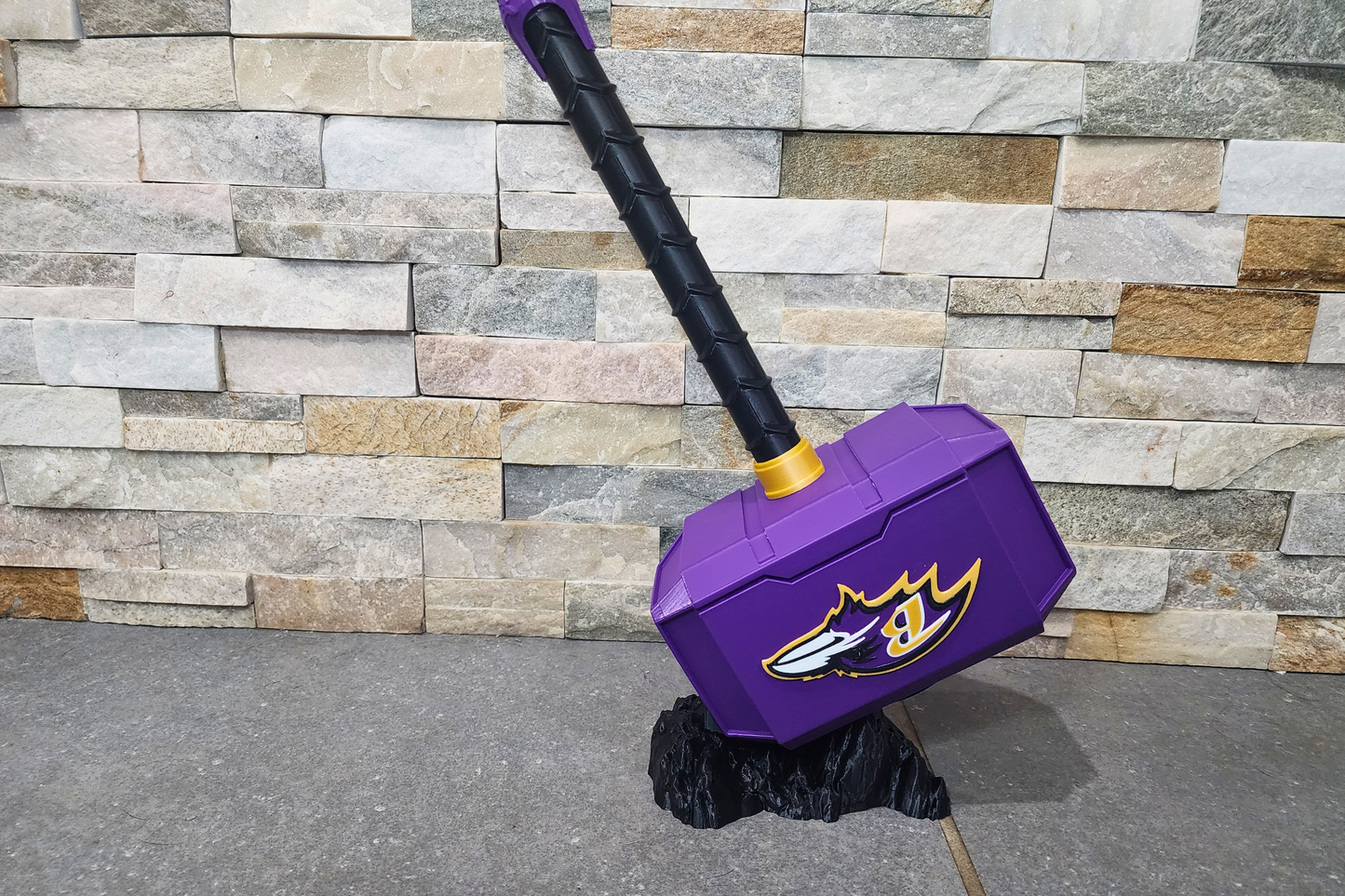 Baltimore Ravens Hammer 3D Printed