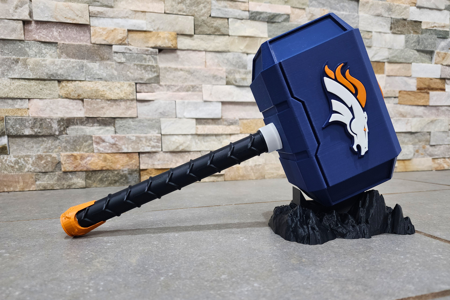 Custom Denver Broncos 3D Printed Hammer | Perfect Gift for Football Fans