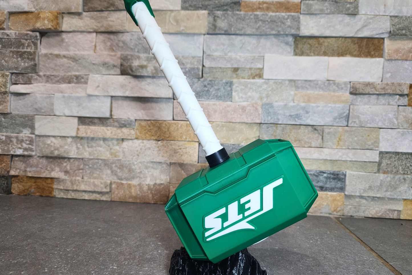New York Jets 3D Printed Thor Hammer | Medium & Large | With or Without Stand