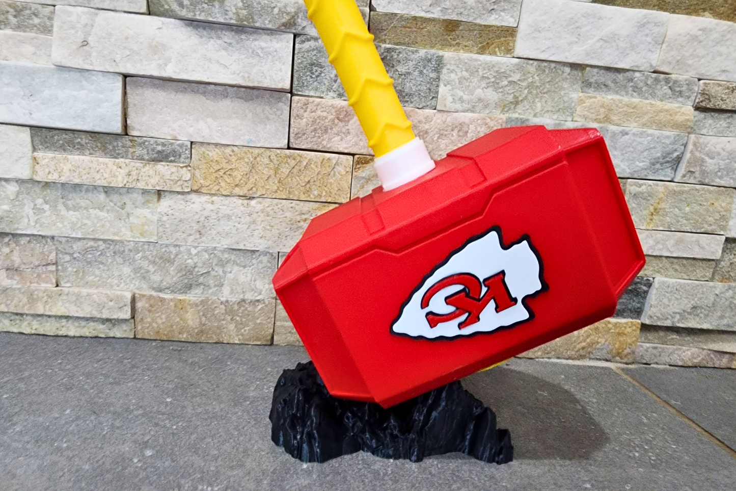 Kansas City Chiefs Hammer 3D Printed