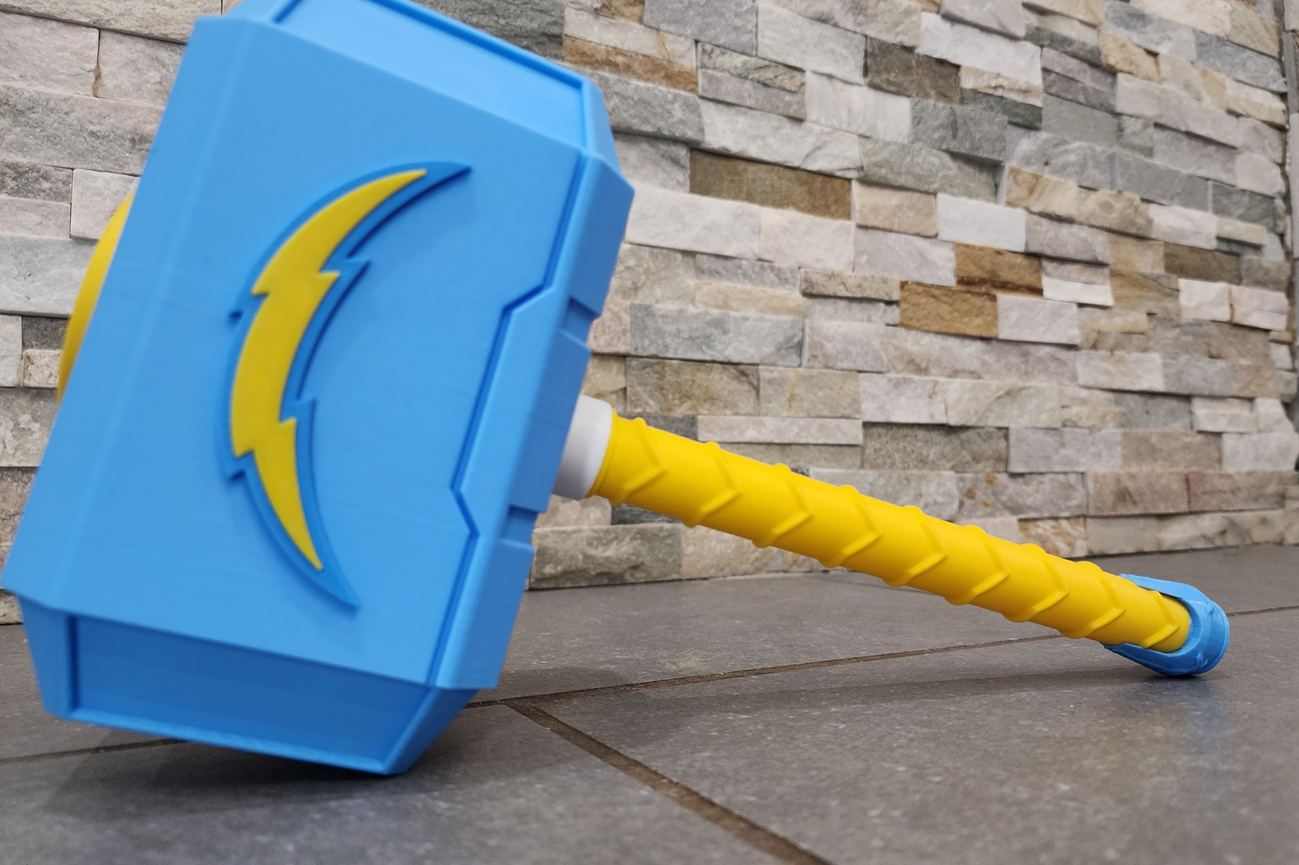 Los Angeles Chargers 3D Printed Hammer Figurine - Exclusive NFL Collectible