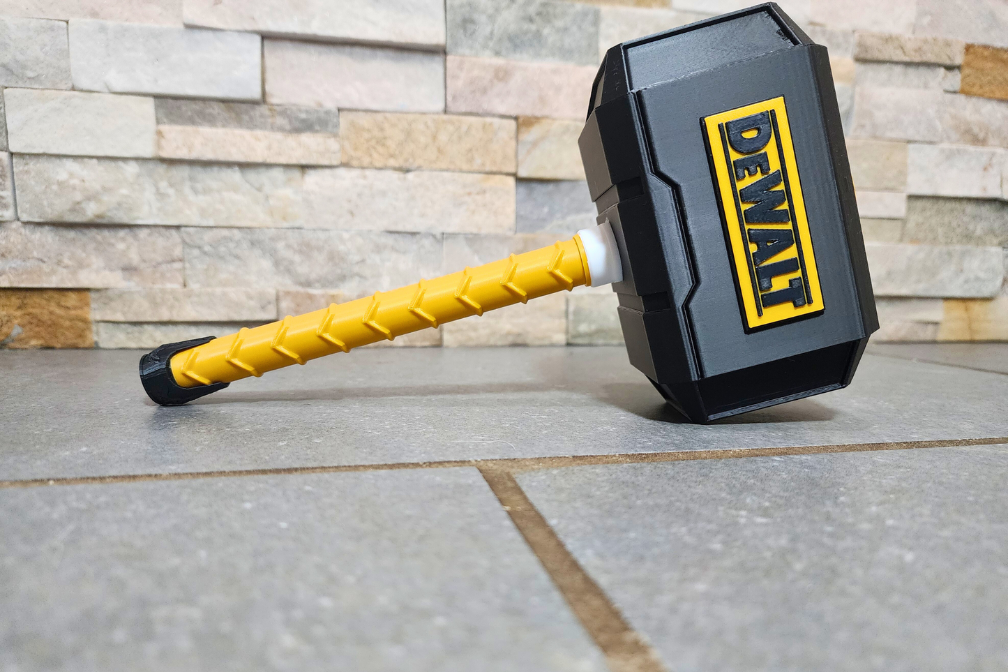 DeWalt-Inspired 3D Printed Thor Hammer | Medium & Large | With or Without Stand