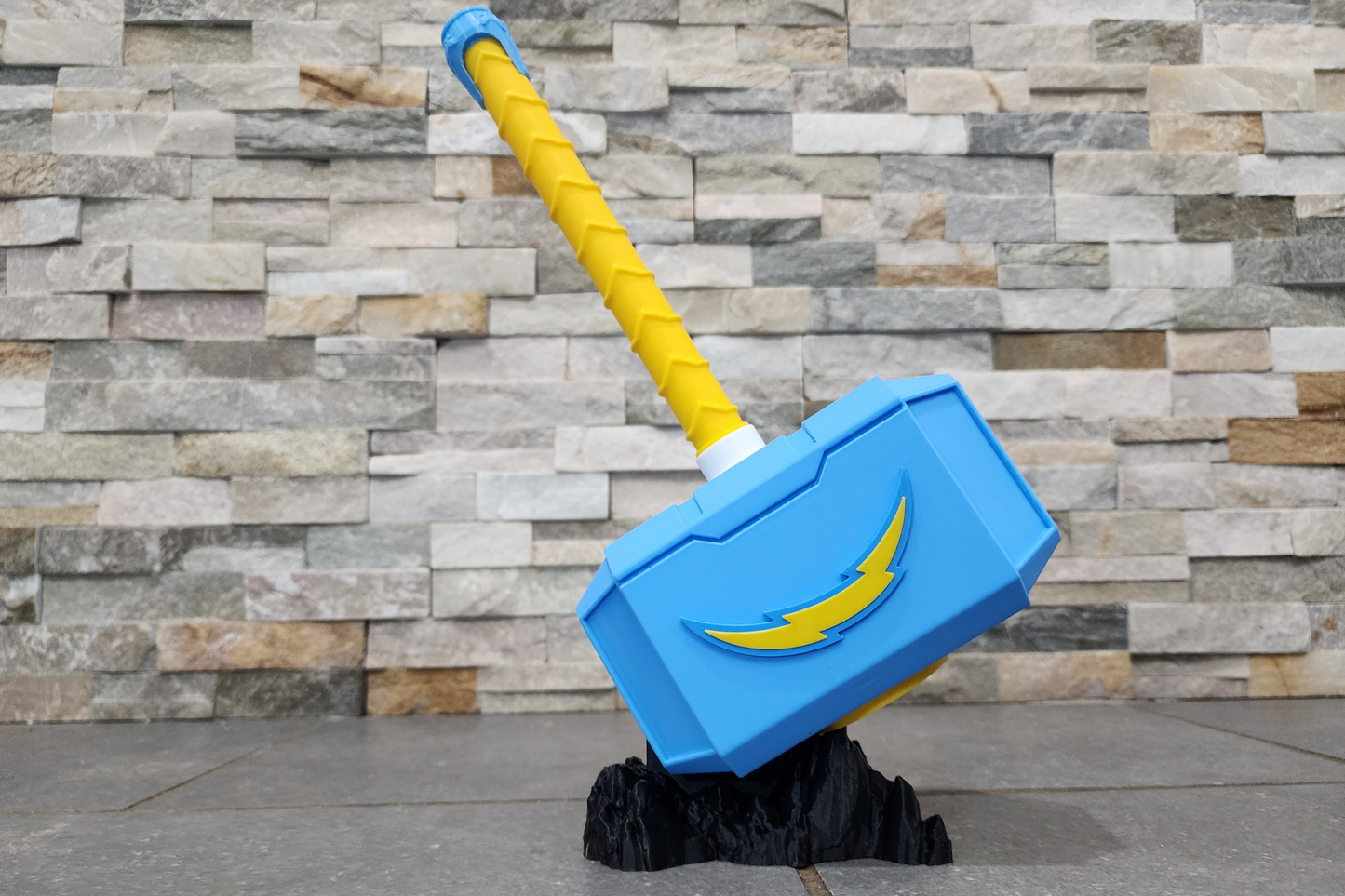 Los Angeles Chargers 3D Printed Hammer Figurine - Exclusive NFL Collectible