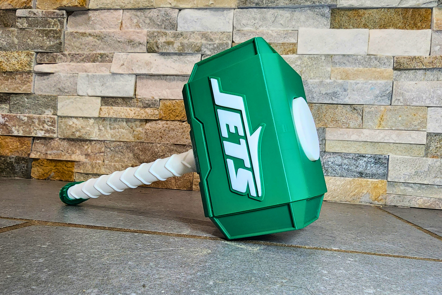 New York Jets 3D Printed Thor Hammer | Medium & Large | With or Without Stand