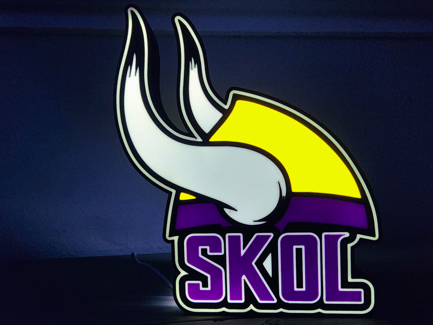 Minnesota Vikings SKOL LED LightBox
