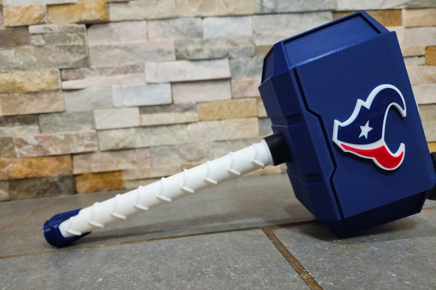 Houston Texans 3D Printed Thor Hammer | Medium & Large | With or Without Stand