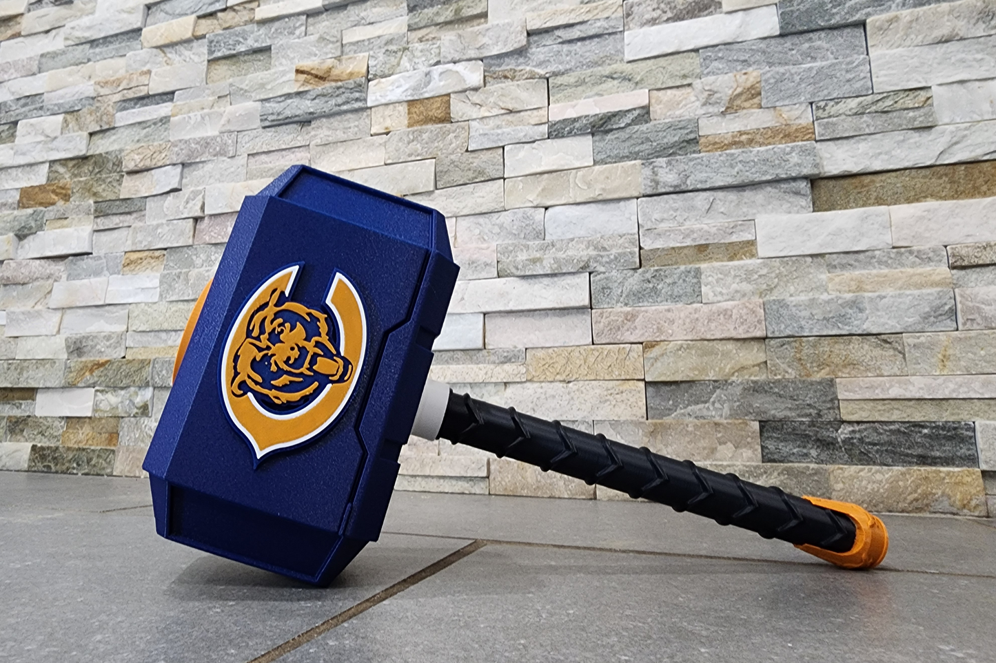 Chicago Bears 3D Printed Hammer Figurine - Unique Collectible Fan Art