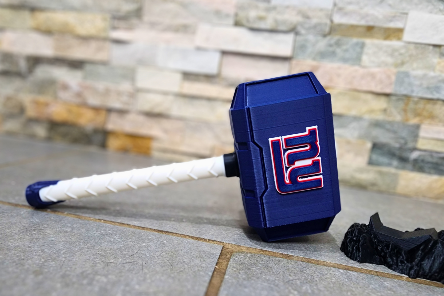 New York Giants 3D Printed Thor Hammer | Medium & Large | With or Without Stand