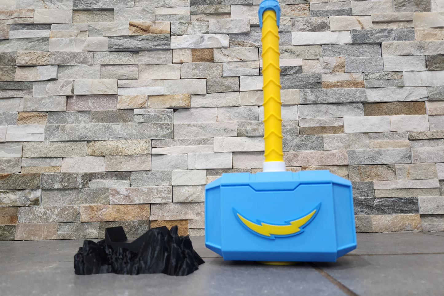 Los Angeles Chargers 3D Printed Hammer Figurine - Exclusive NFL Collectible
