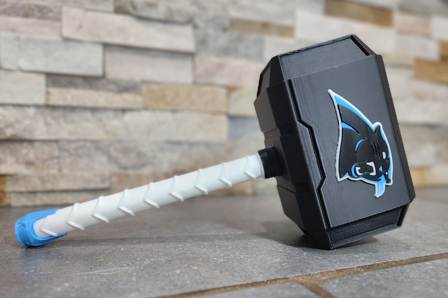 Carolina Panthers 3D Printed Thor Hammer | Medium & Large | With or Without Stand