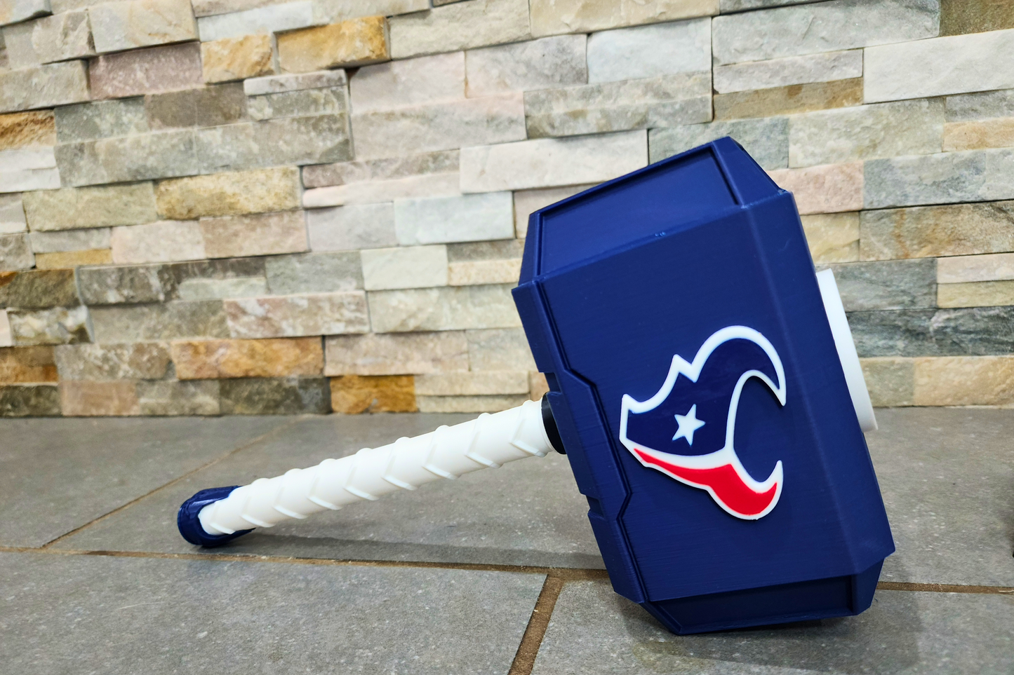 Houston Texans 3D Printed Thor Hammer | Medium & Large | With or Without Stand