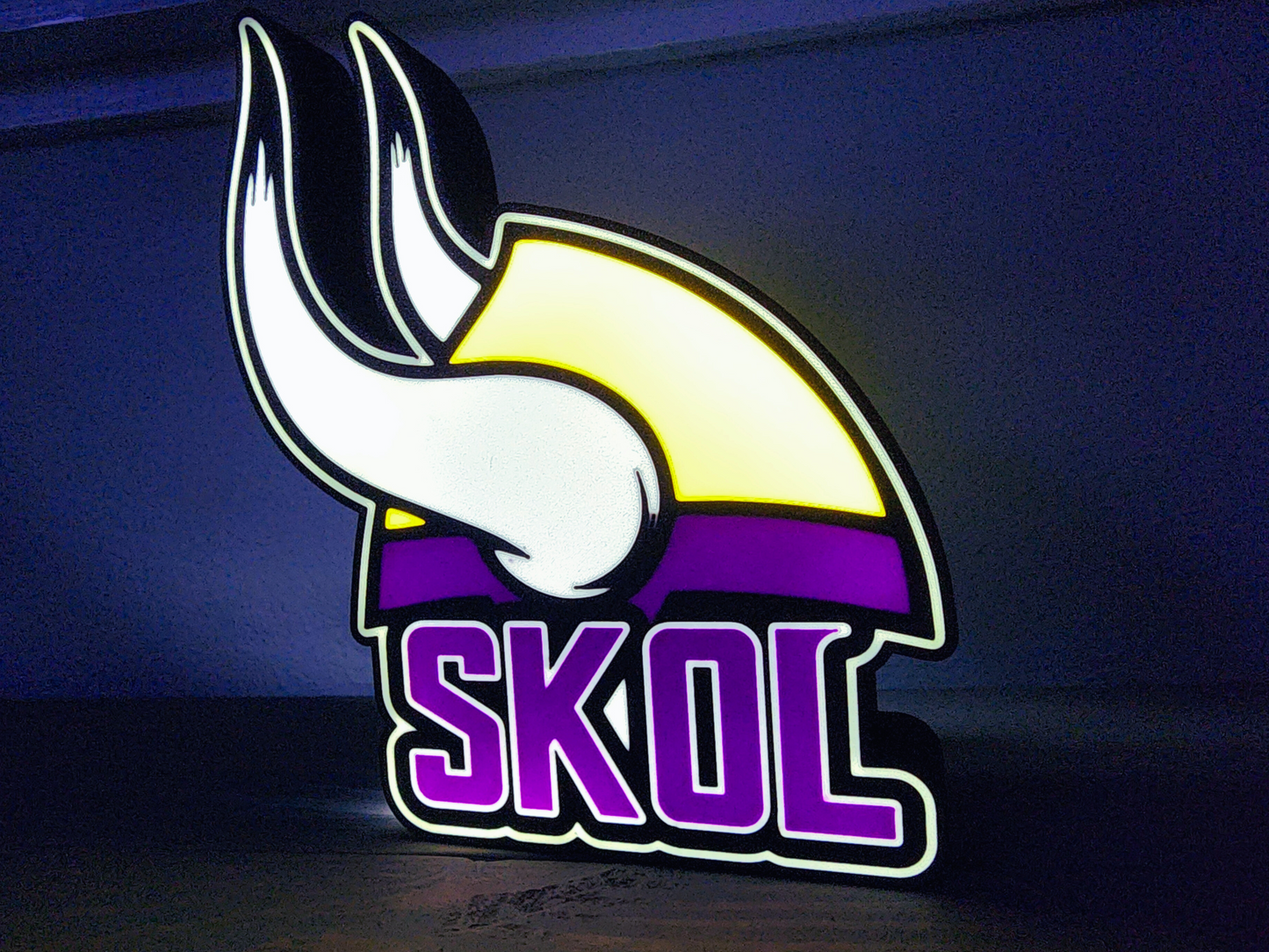 Minnesota Vikings SKOL LED LightBox