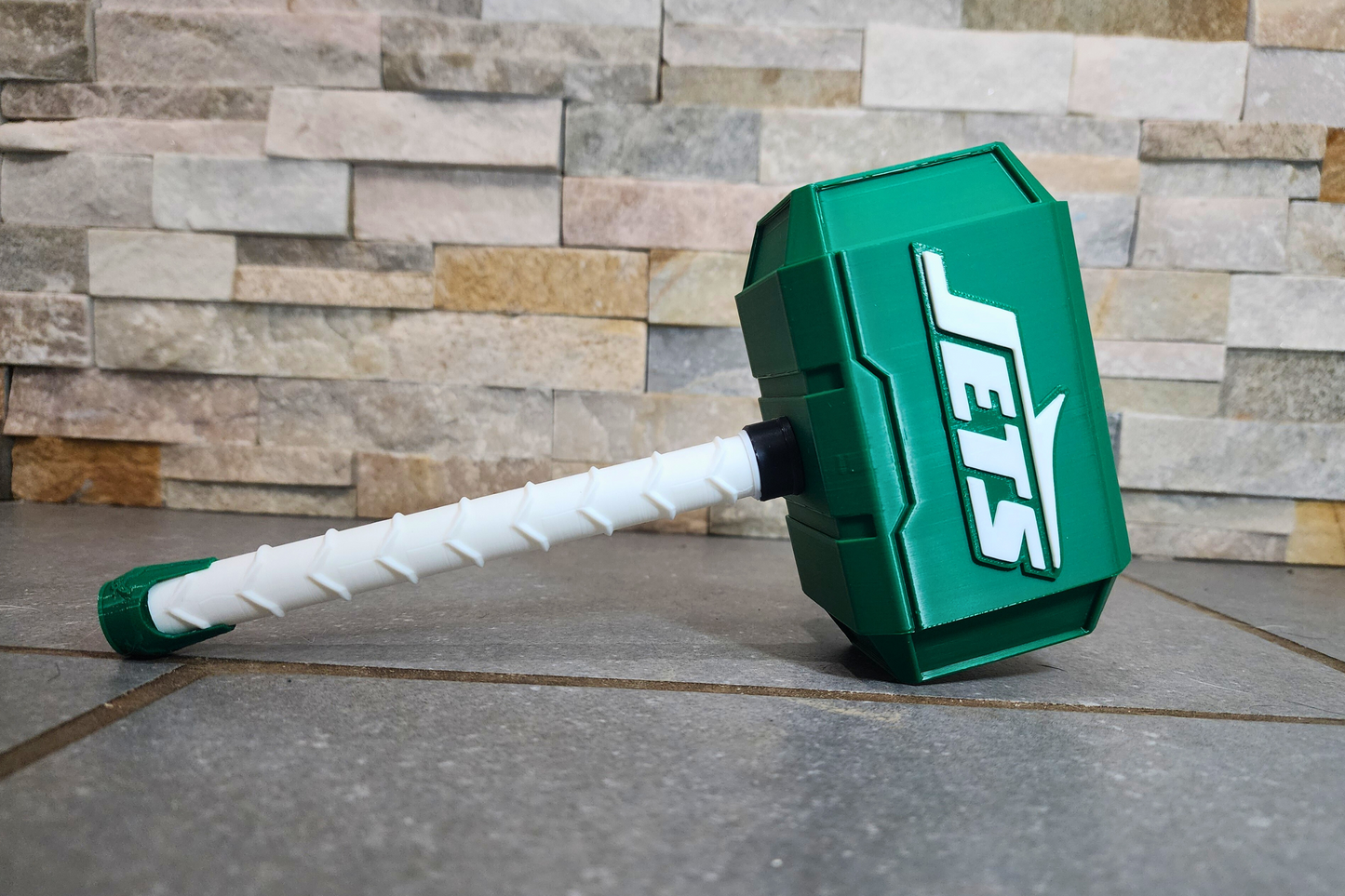New York Jets 3D Printed Thor Hammer | Medium & Large | With or Without Stand