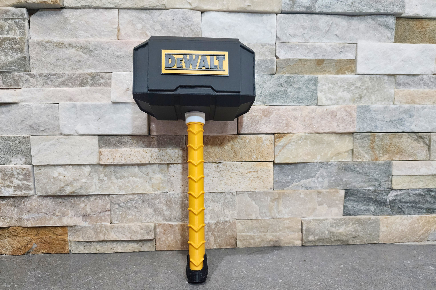 DeWalt-Inspired 3D Printed Thor Hammer | Medium & Large | With or Without Stand
