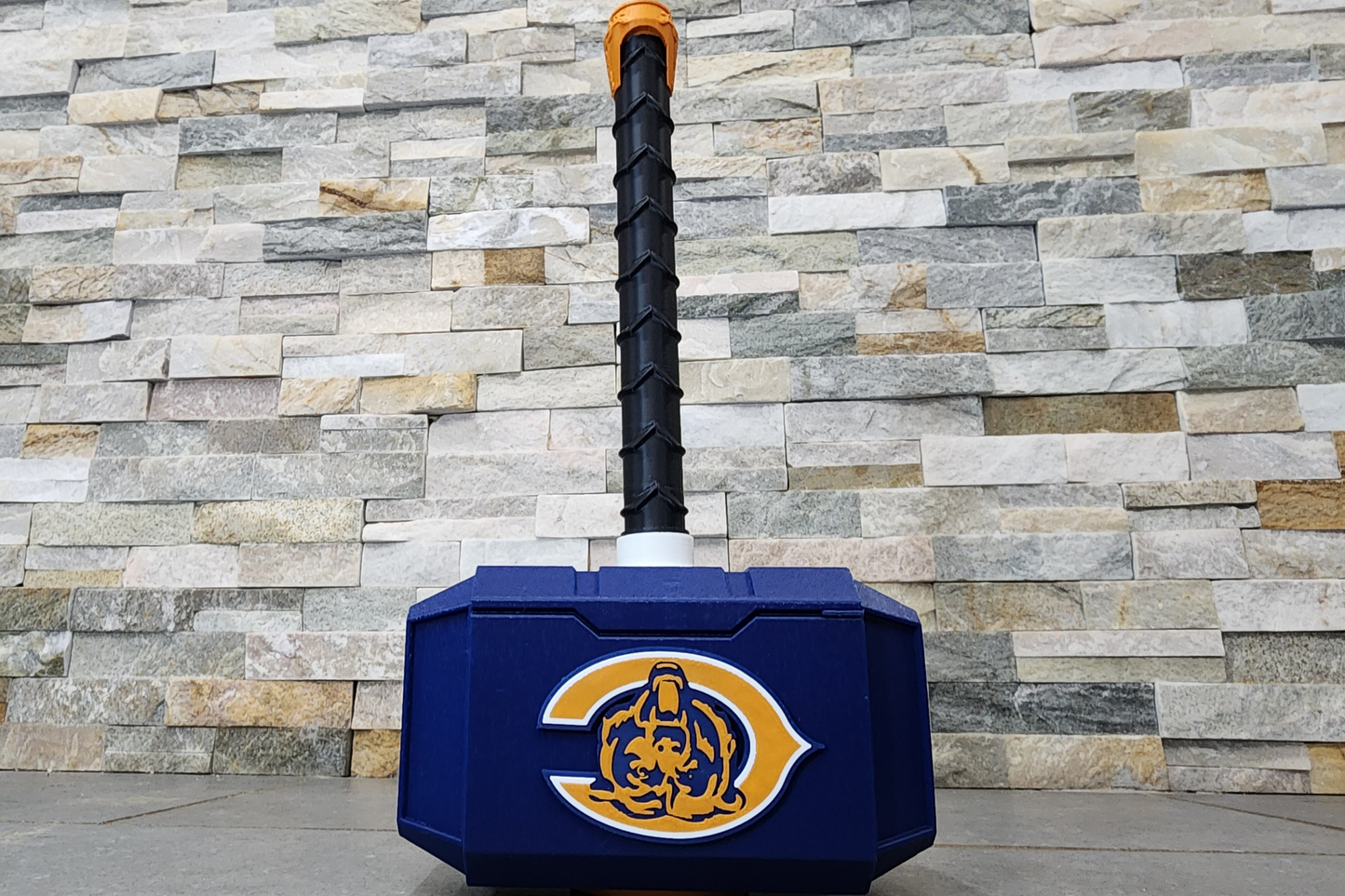 Chicago Bears 3D Printed Hammer Figurine - Unique Collectible Fan Art