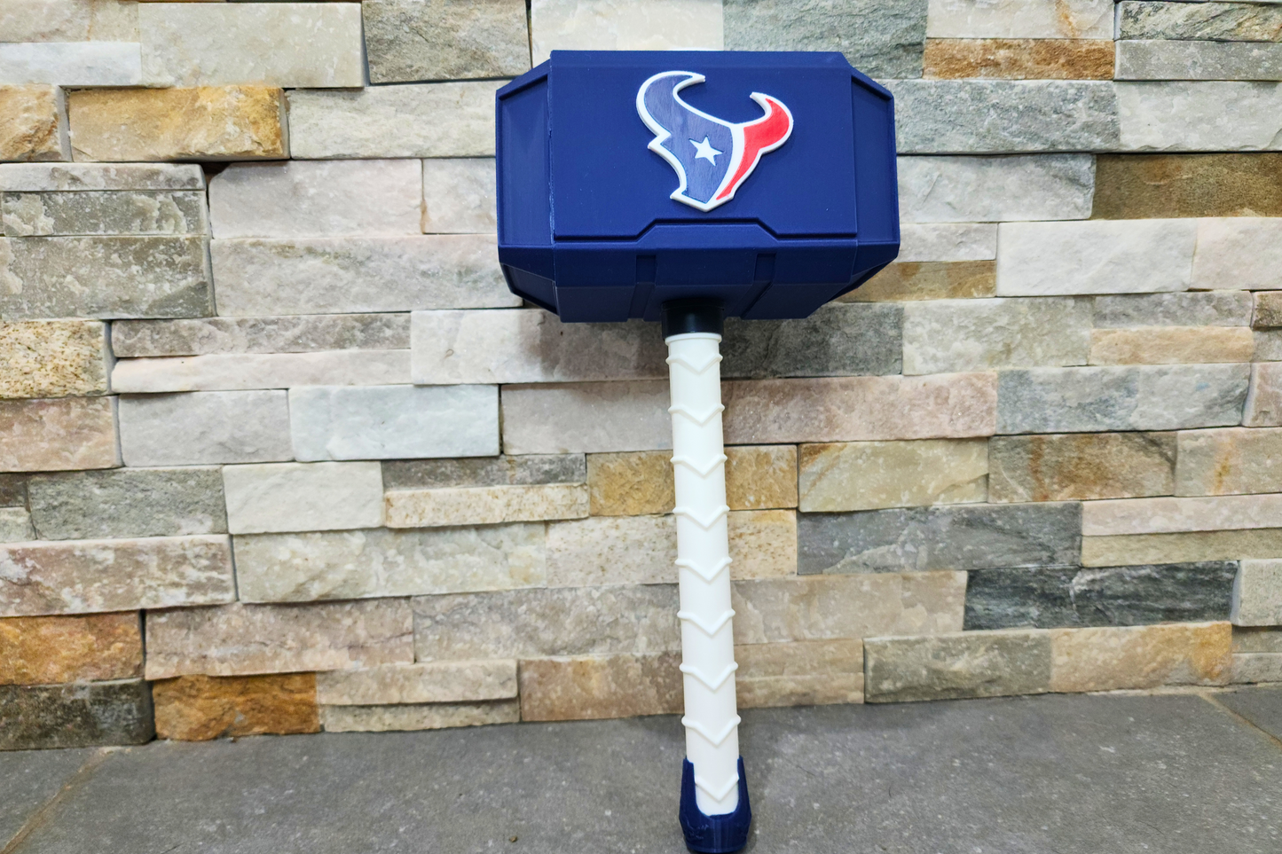 Houston Texans 3D Printed Thor Hammer | Medium & Large | With or Without Stand