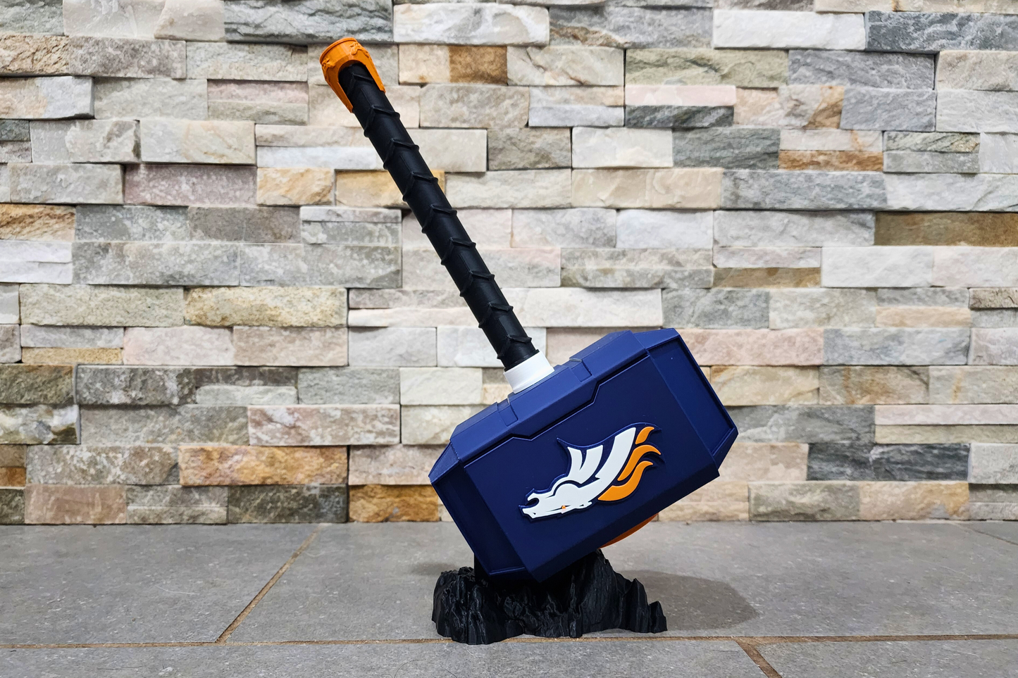 Custom Denver Broncos 3D Printed Hammer | Perfect Gift for Football Fans