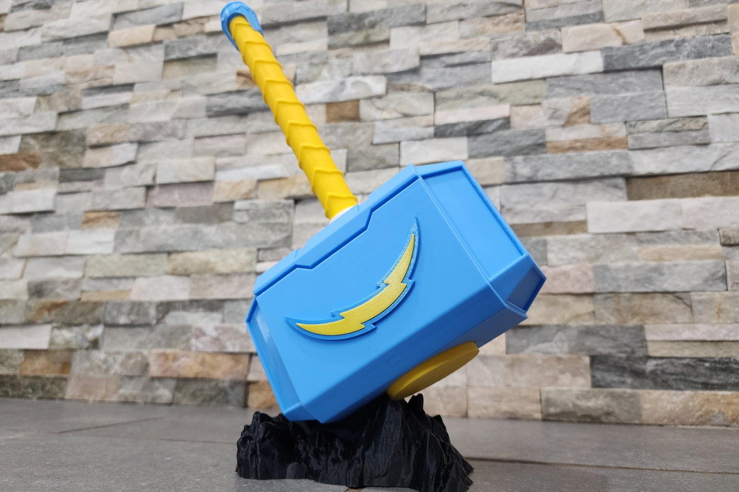 Los Angeles Chargers 3D Printed Hammer Figurine - Exclusive NFL Collectible