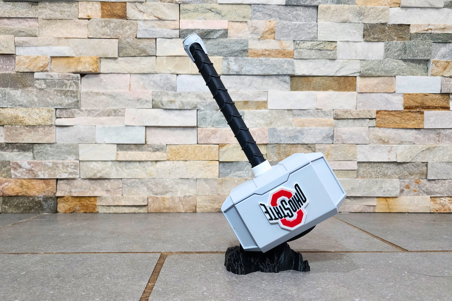 Custom 3D-Printed Buckeye Hammer | Ohio Football-Inspired Gift