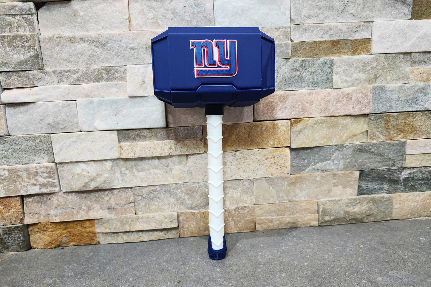 New York Giants 3D Printed Thor Hammer | Medium & Large | With or Without Stand