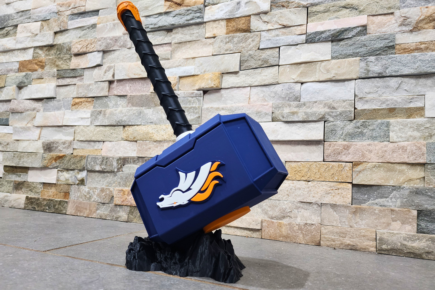 Custom Denver Broncos 3D Printed Hammer | Perfect Gift for Football Fans