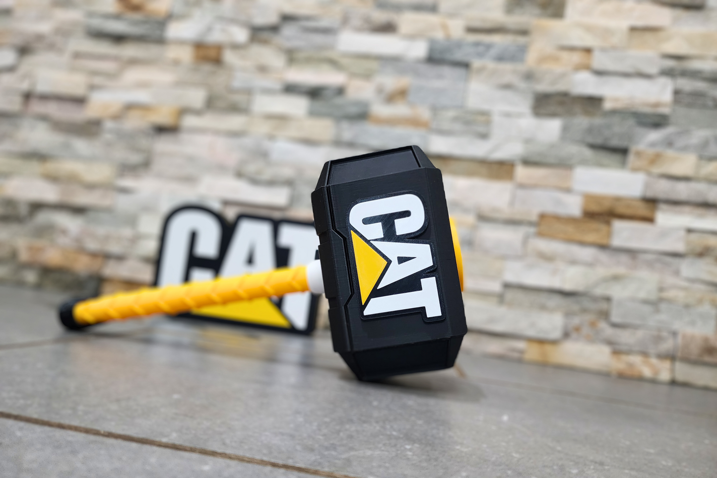 Caterpillar Industrial 3D Printed Hammer