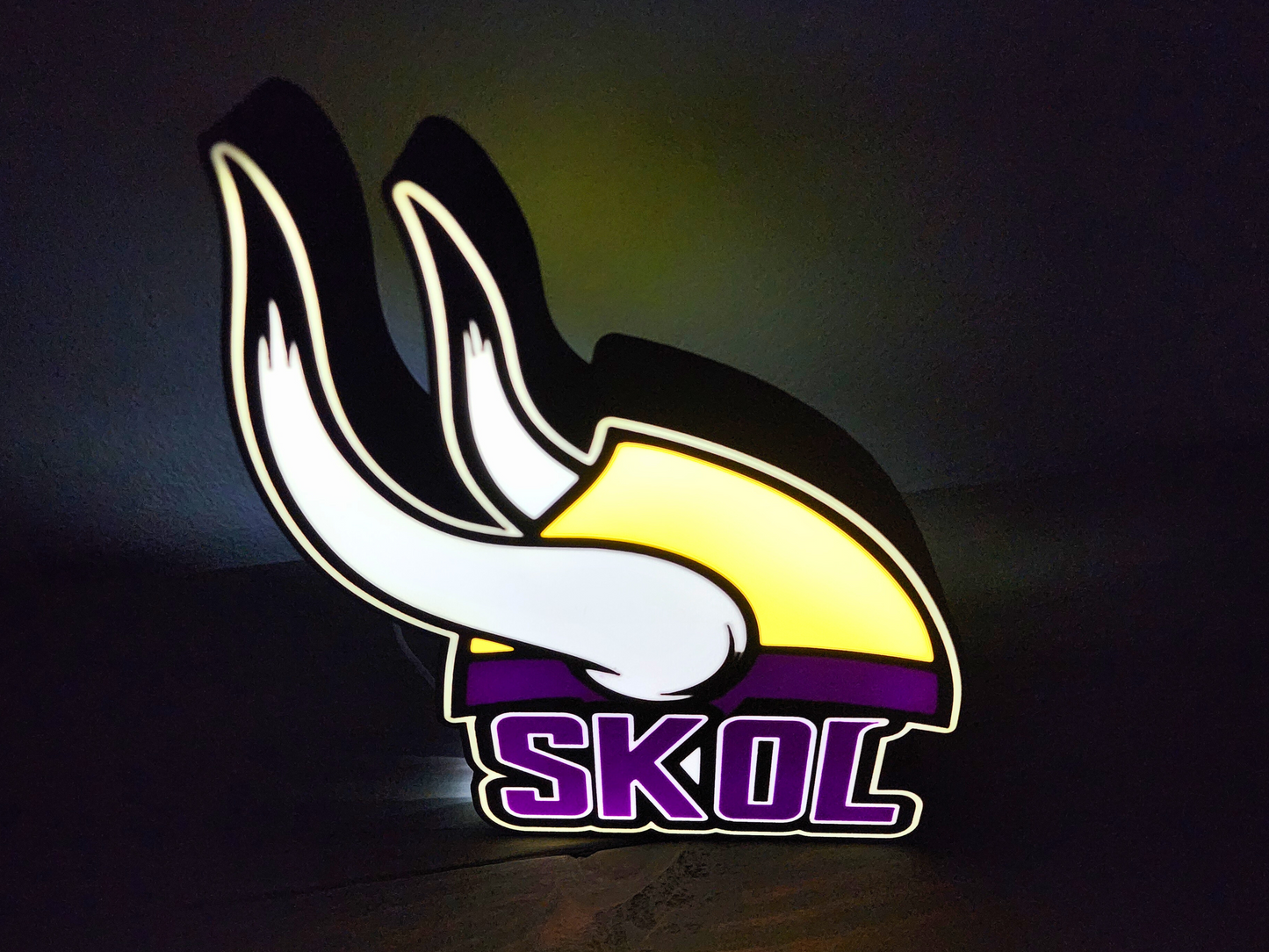 Minnesota Vikings SKOL LED LightBox