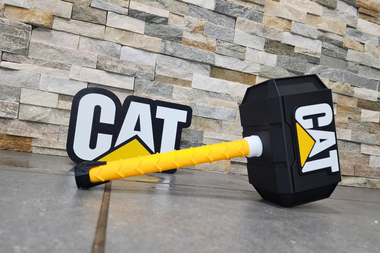 Caterpillar Industrial 3D Printed Hammer