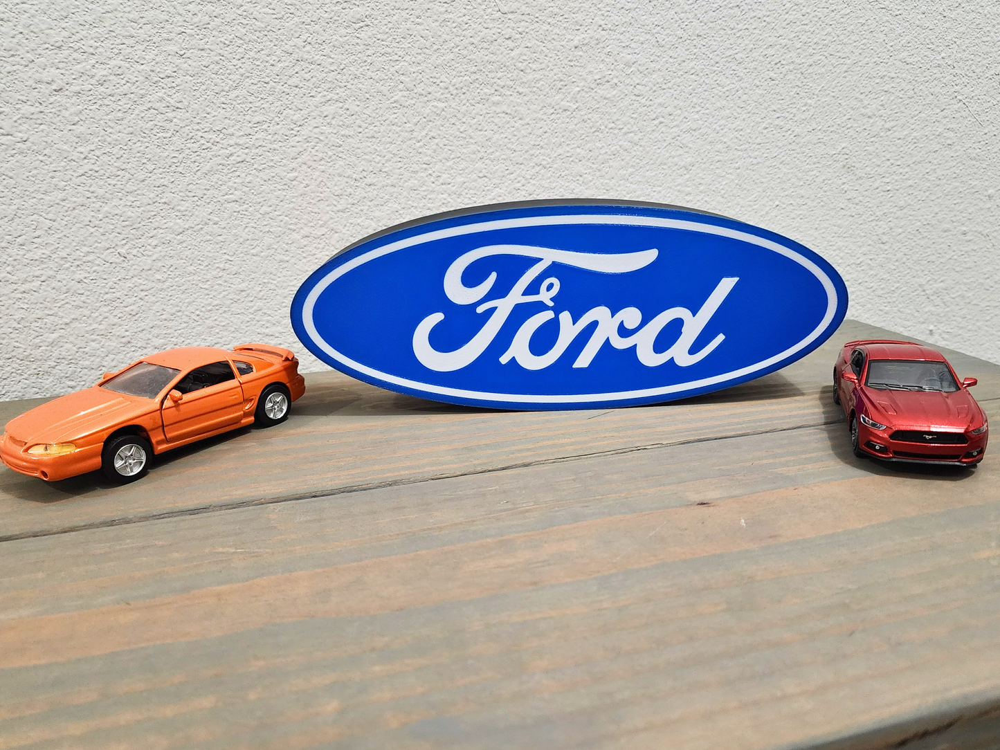 Ford Logo LED Light Box - Stunning 3D Printed Illumination for Car Enthusiasts