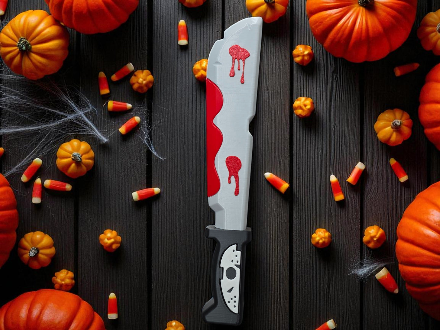 3D-Printed Horror Cosplay Prop Blade | Jason-Inspired 14" Collectible Display