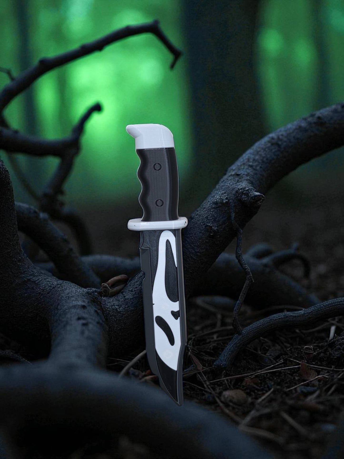 3D-Printed Ghostface-Inspired Cosplay Prop | Horror Fan Collectible