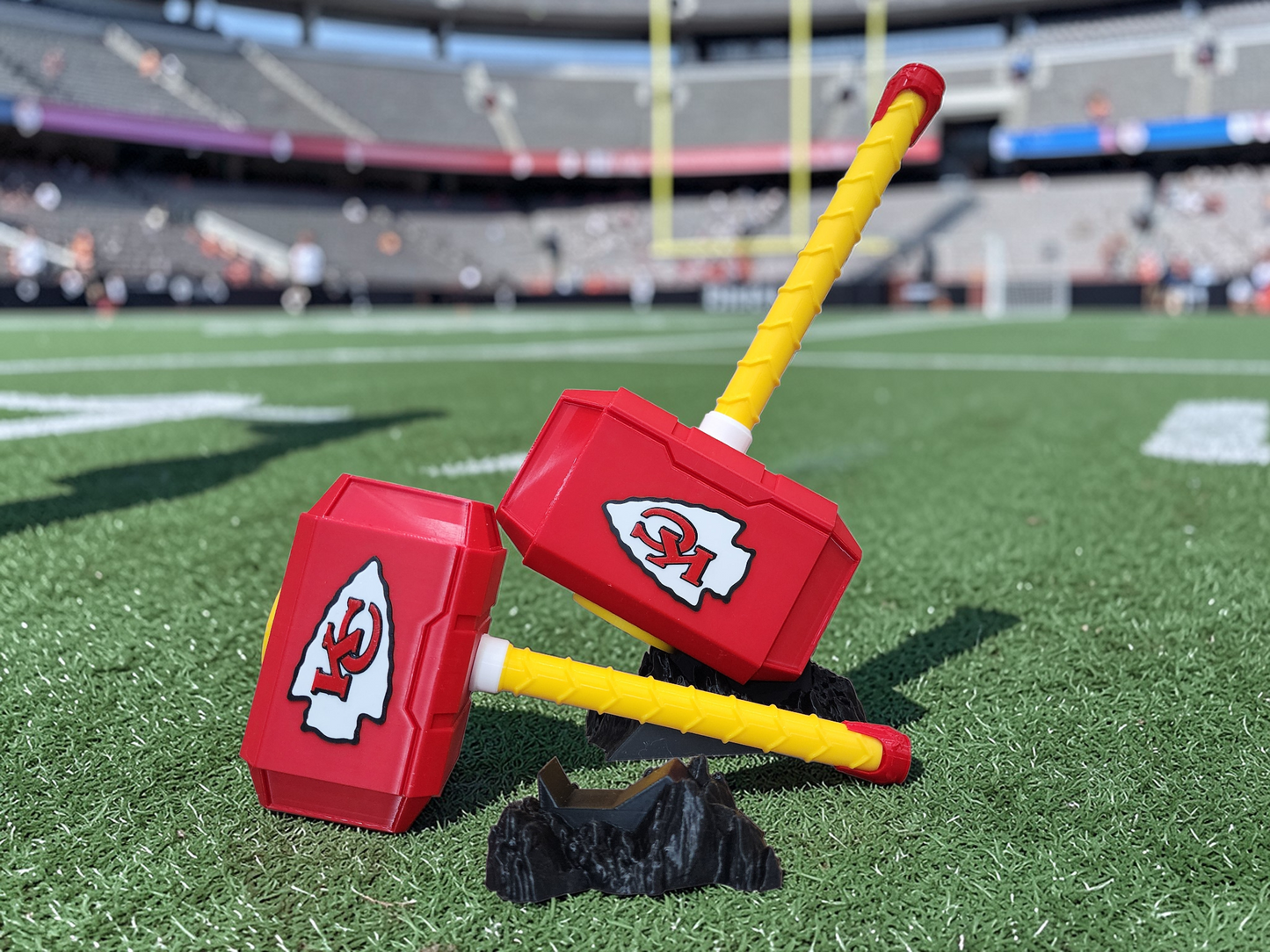 Kansas City Chiefs Hammer 3D Printed