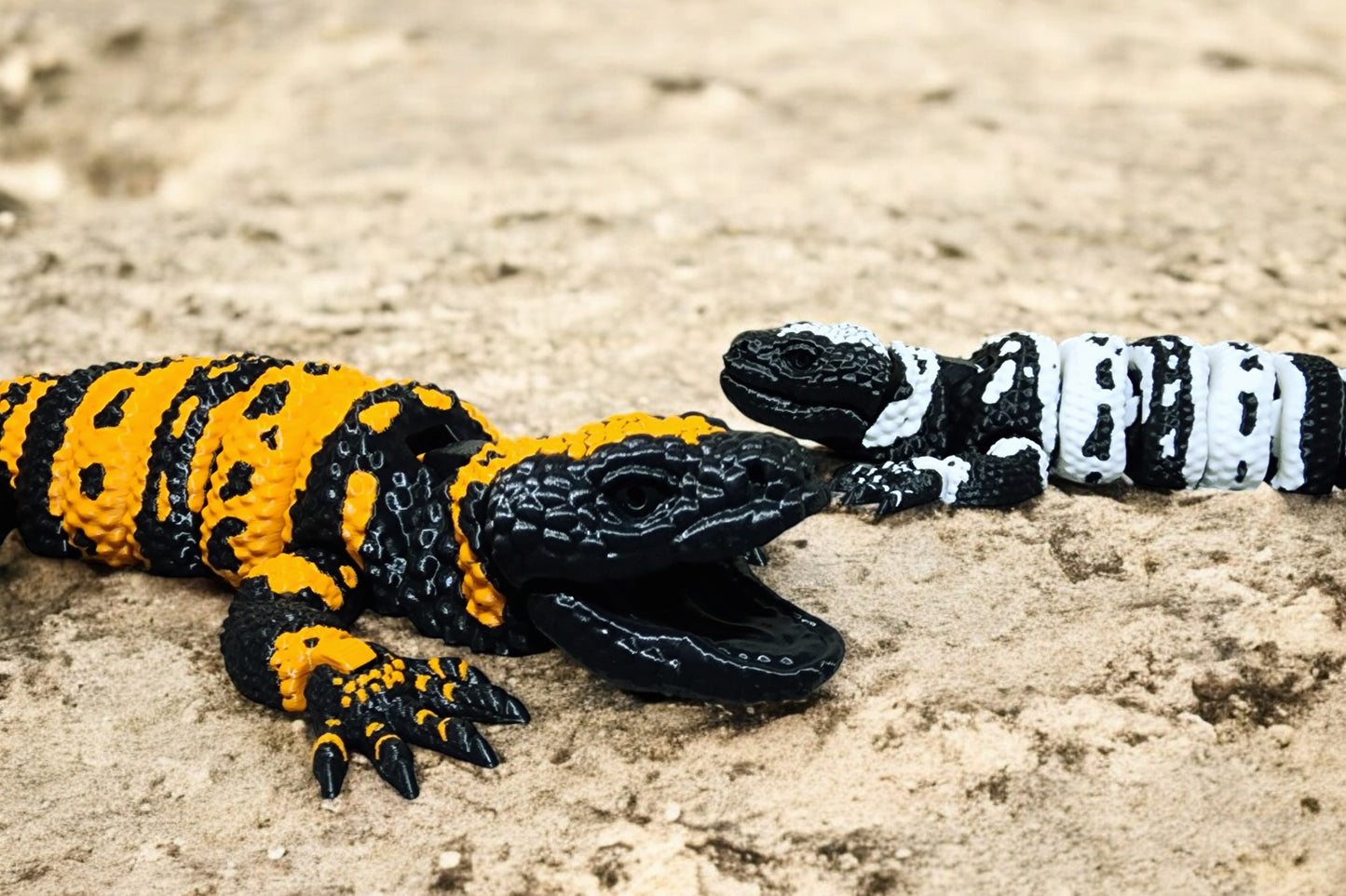 Articulated Gila Monster – Flexible Body & Movable Mouth