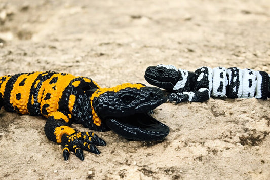 Articulated Gila Monster – Flexible Body & Movable Mouth