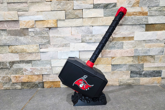Tampa Bay Buccaneers 3D Printed Hammer – Sports Fan Decor